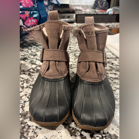 Sperry Black and Grey  Boots - Picture 2 of 5